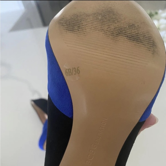 BGBGeneration cobalt blue and black pumps - PL-Bali, Size 6 - Picture 6 of 7